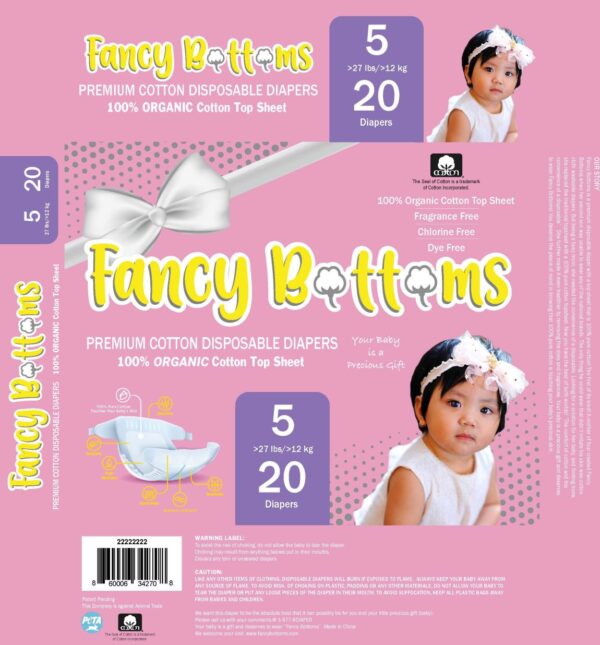 Fancy Bottoms size 5 Diapers